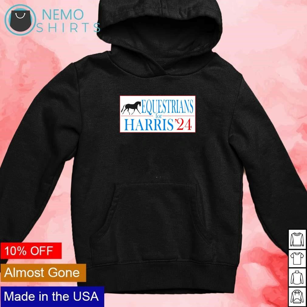 Equestrians for Kamala Harris 24 - Adult & Kids T-Shirts, Sweatshirts & Hoodies apparel design preview 2