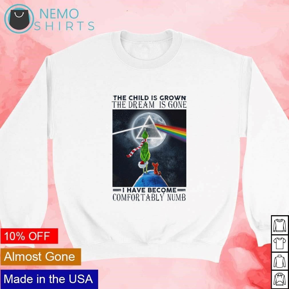 Grinch and Max the child is grown dream gone - Adult & Kids T-Shirts, Sweatshirts & Hoodies apparel design preview 4