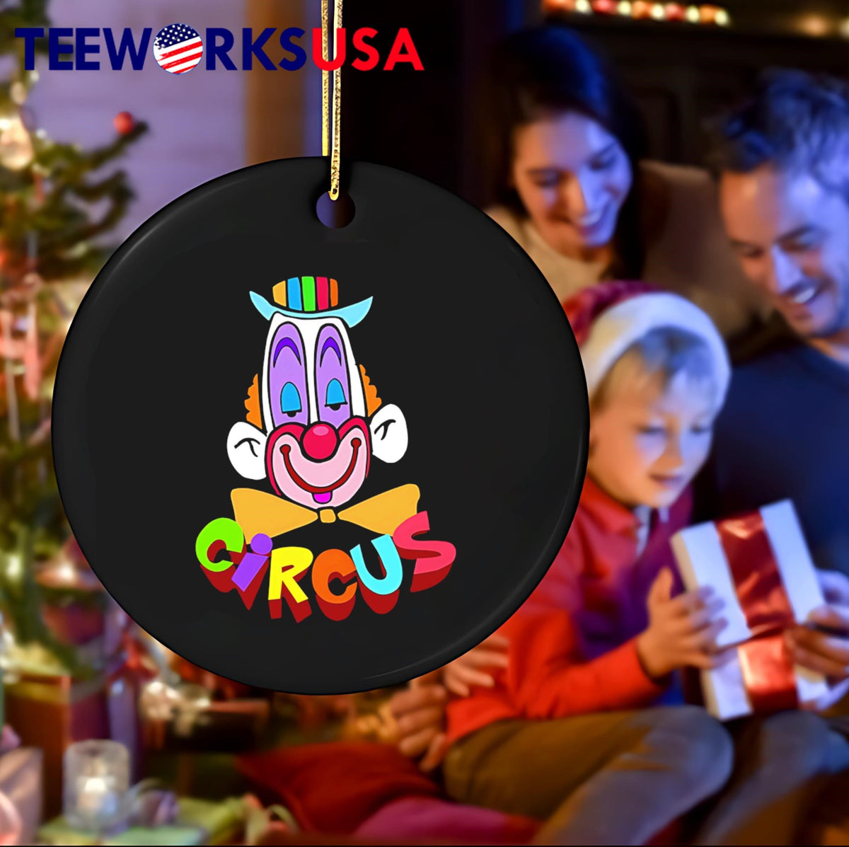 Funny Clown Circus Face - Adult & Kids T-Shirts, Sweatshirts & Hoodies apparel design preview 4