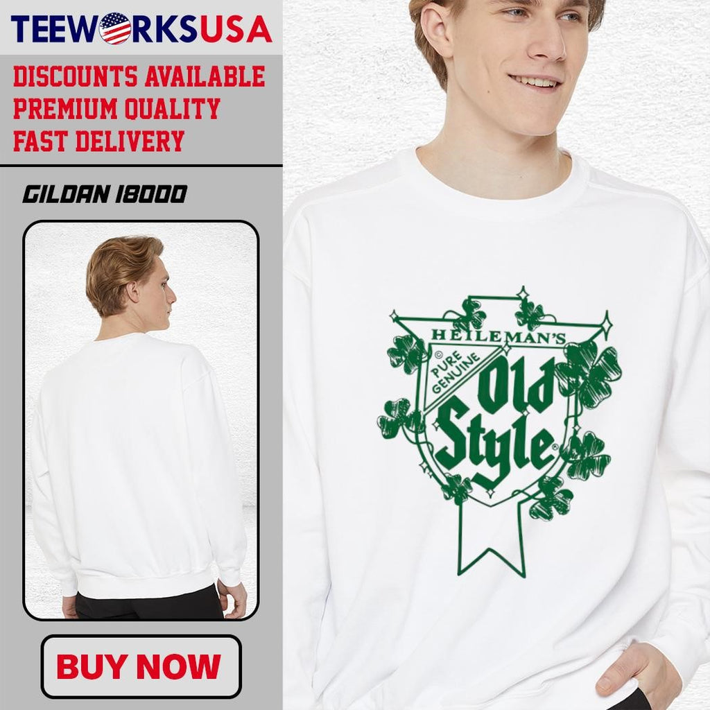 Heileman's Pure Genuine Old Style Find Your Own Luck - Adult & Kids T-Shirts, Sweatshirts & Hoodies apparel design preview 3