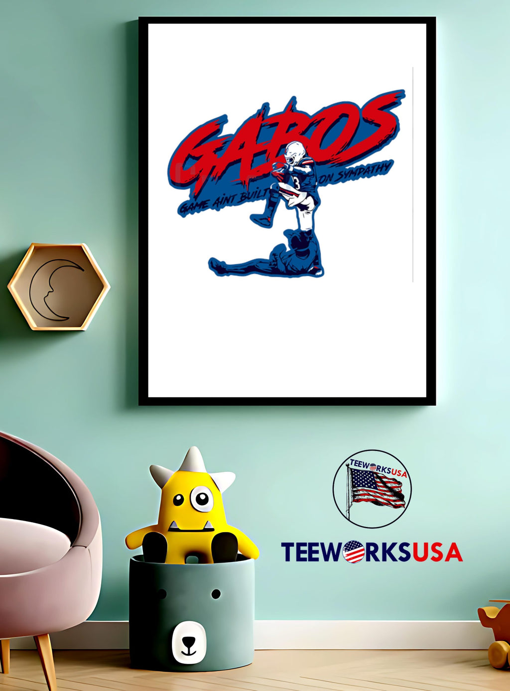 Buffalo Bills Game Ain't Built On Sympathy - Adult & Kids T-Shirts, Sweatshirts & Hoodies apparel design preview 4