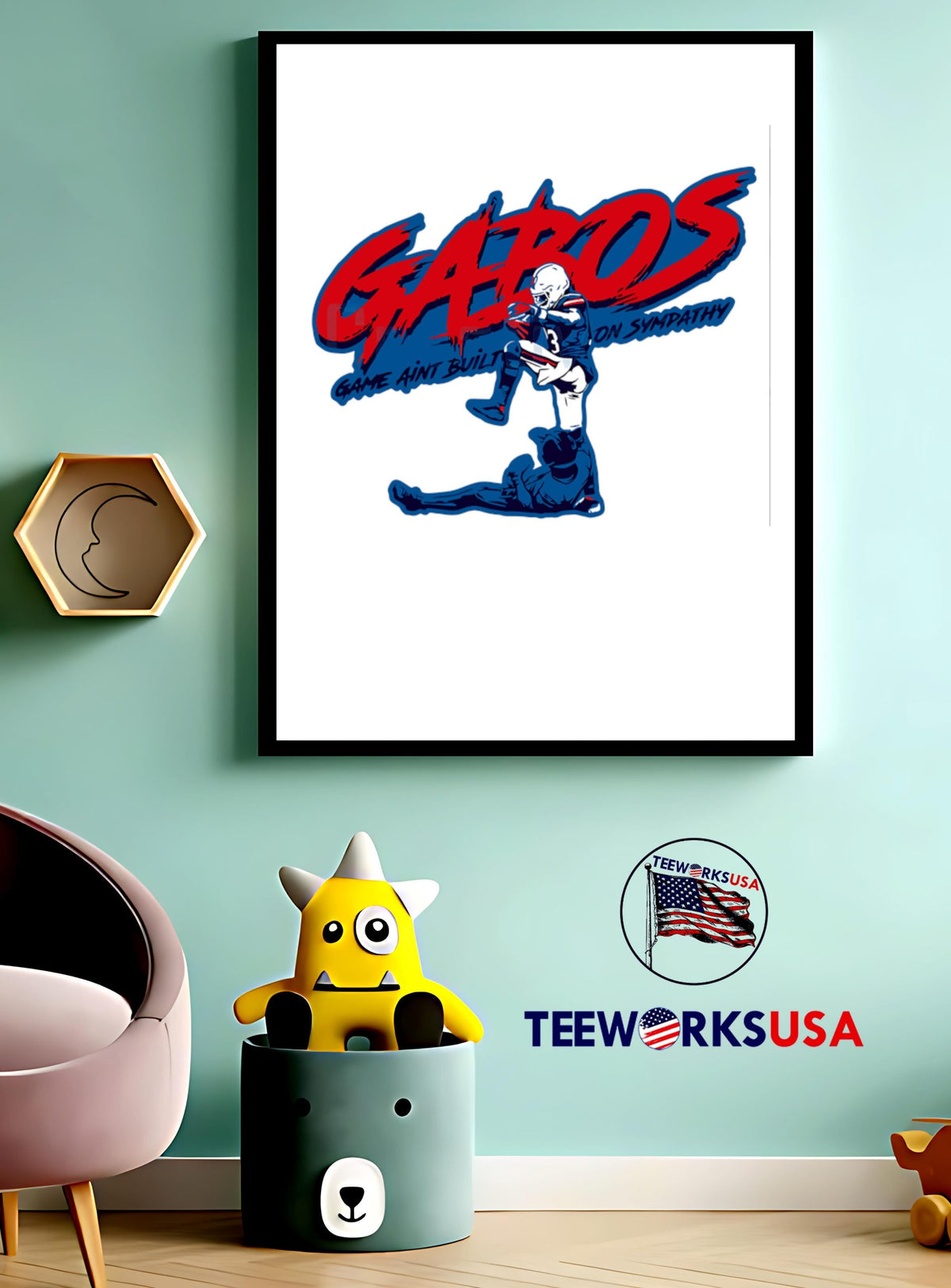 Buffalo Bills Game Ain't Built On Sympathy - Adult & Kids T-Shirts, Sweatshirts & Hoodies apparel design preview 4