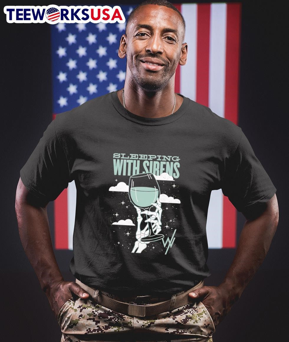 Sleeping with Sirens wine - Adult & Kids T-Shirts, Sweatshirts & Hoodies apparel design preview 1