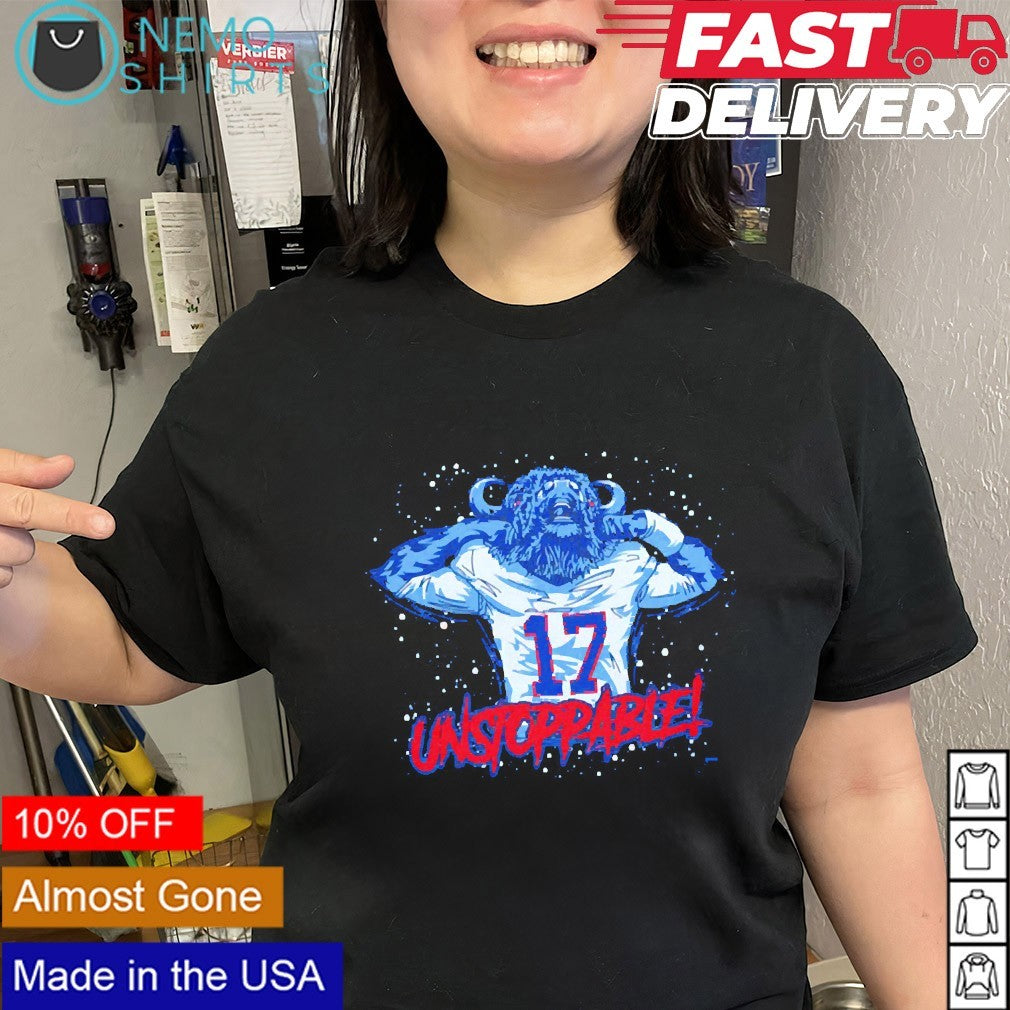 Unstoppable Josh Allen Buffalo Bills mascot - Adult & Kids T-Shirts, Sweatshirts & Hoodies apparel design preview 3