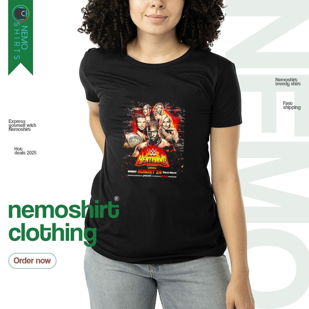 NXT Heatwave 2025 Massachusetts Lowell - Adult & Kids T-Shirts, Sweatshirts & Hoodies apparel design preview 3