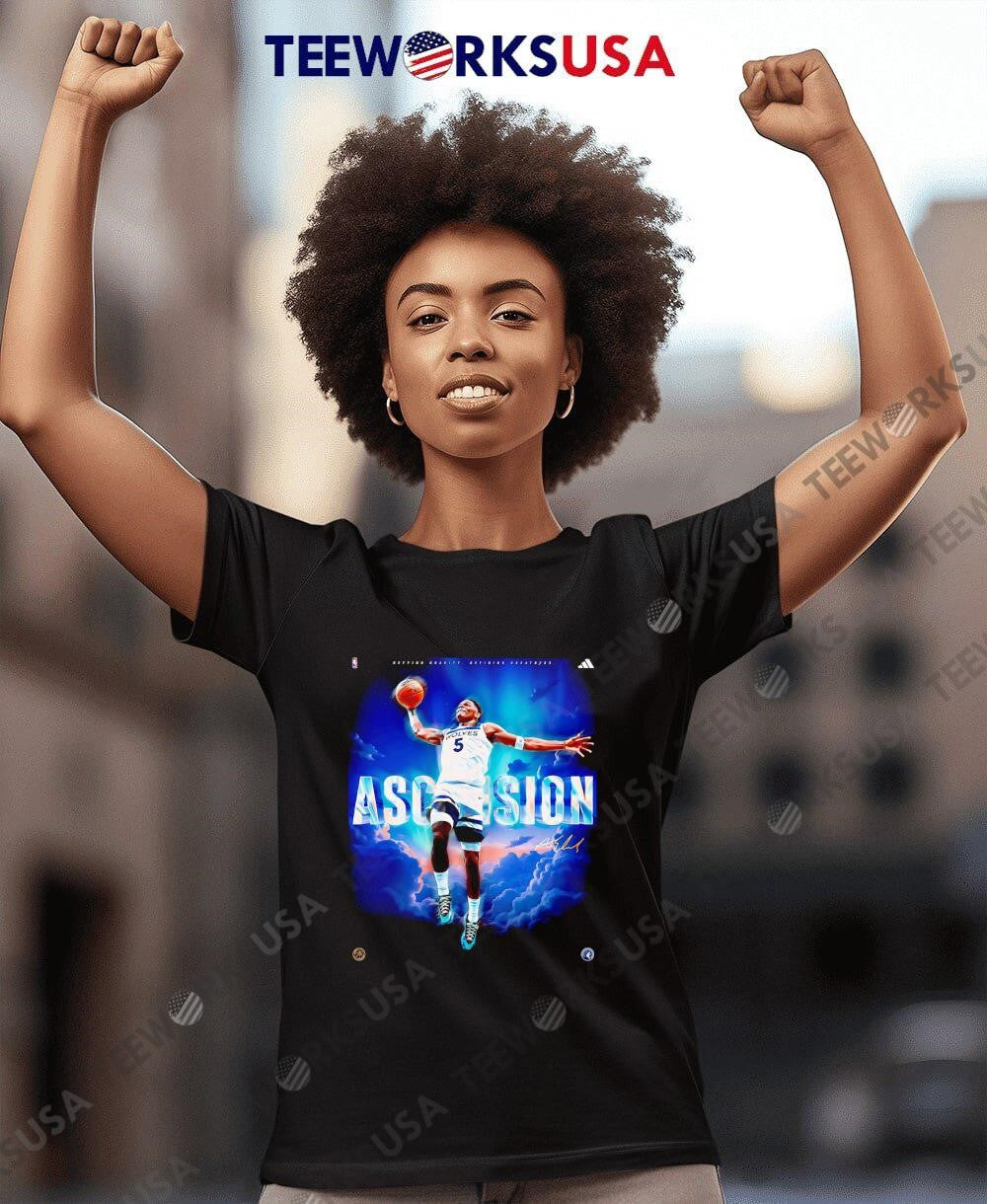 Ascension Anthony Edwards Minnesota Timberwolves - Adult & Kids T-Shirts, Sweatshirts & Hoodies apparel design preview 7