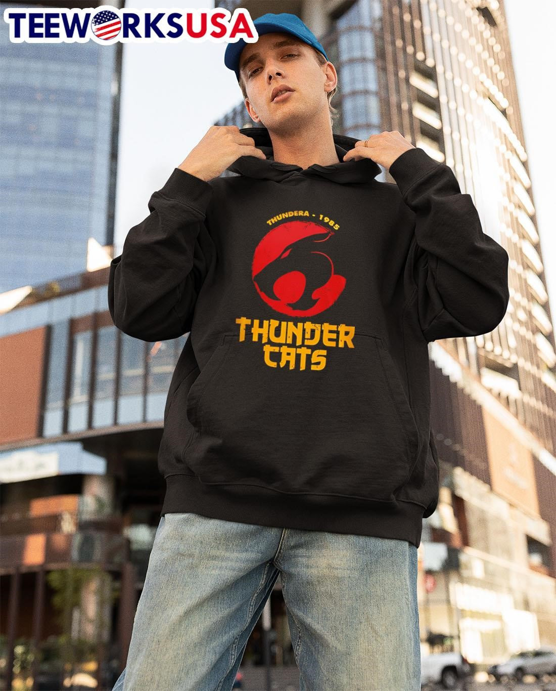 Thunder cats 40th anniversary special - Adult & Kids T-Shirts, Sweatshirts & Hoodies apparel design preview 3