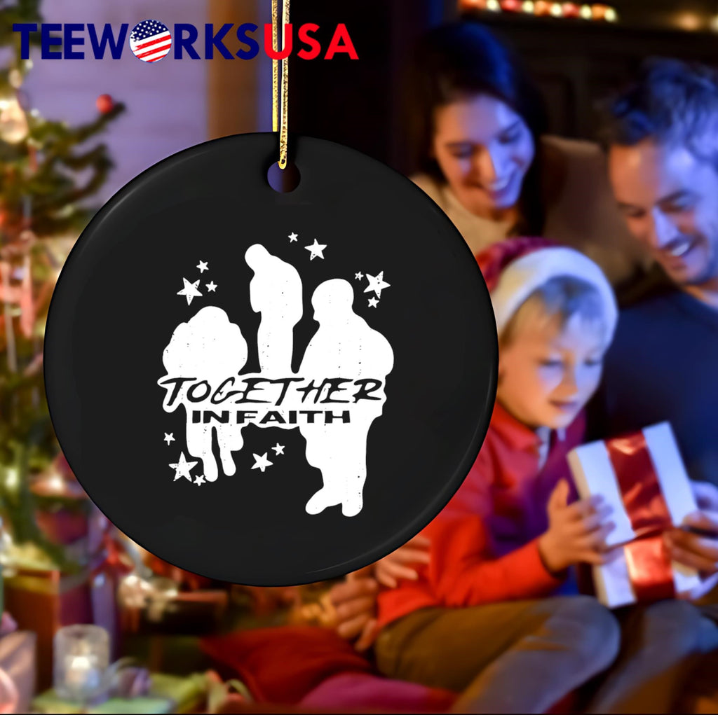 Together In Faith graphic retro - Adult & Kids T-Shirts, Sweatshirts & Hoodies apparel design preview 4