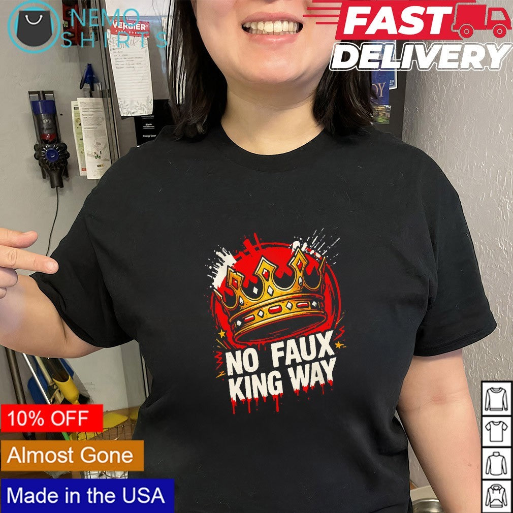 No faux King way crown - Adult & Kids T-Shirts, Sweatshirts & Hoodies apparel design preview 3