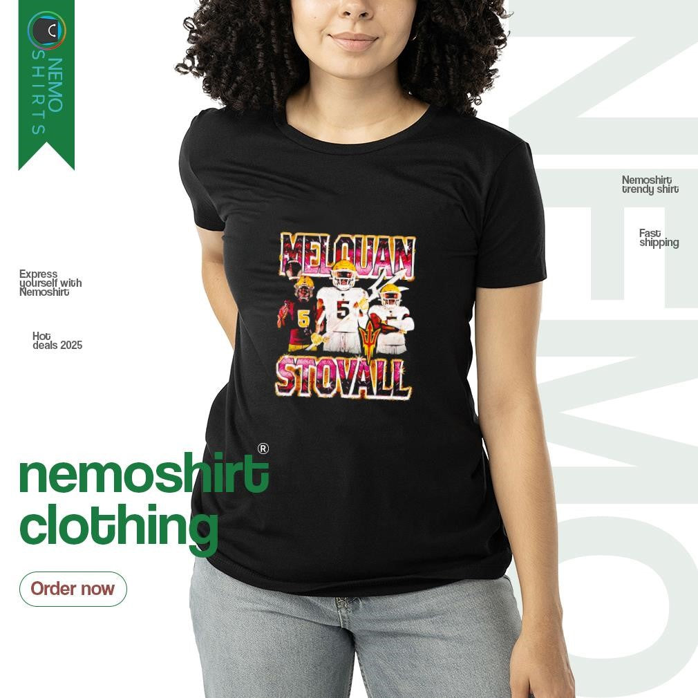 Melquan Stovall Arizona State Sun Devils throwback - Adult & Kids T-Shirts, Sweatshirts & Hoodies apparel design preview 3
