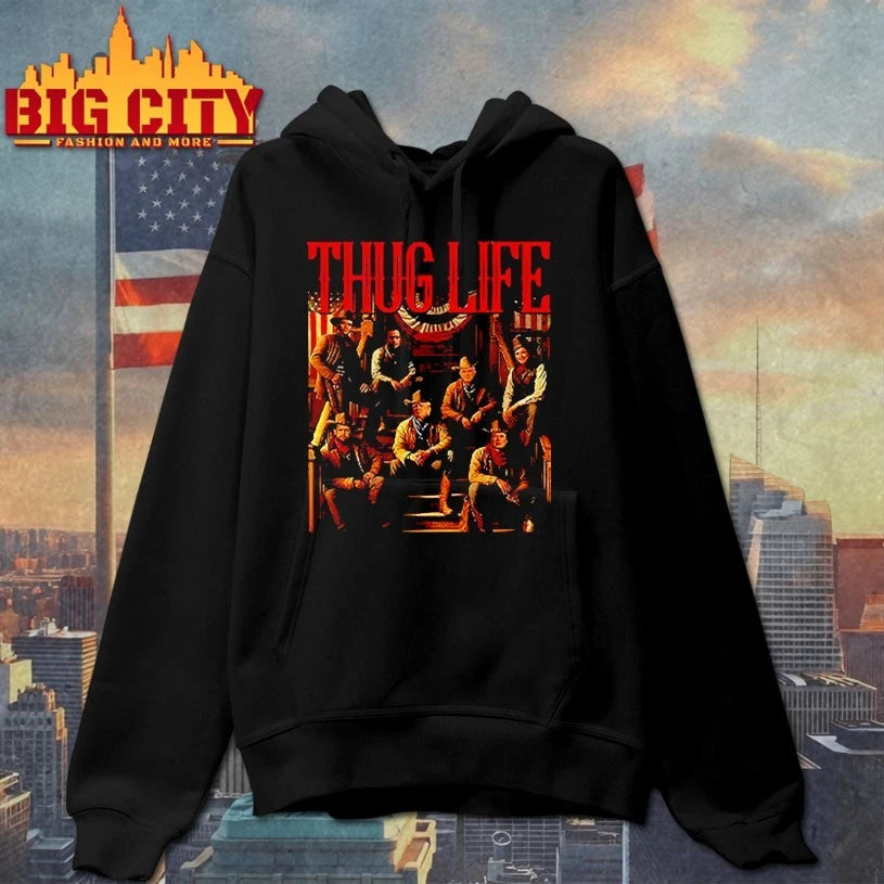 Thug Life Trump Vance Musk Kennedy vintage - Adult & Kids T-Shirts, Sweatshirts & Hoodies apparel design preview 2