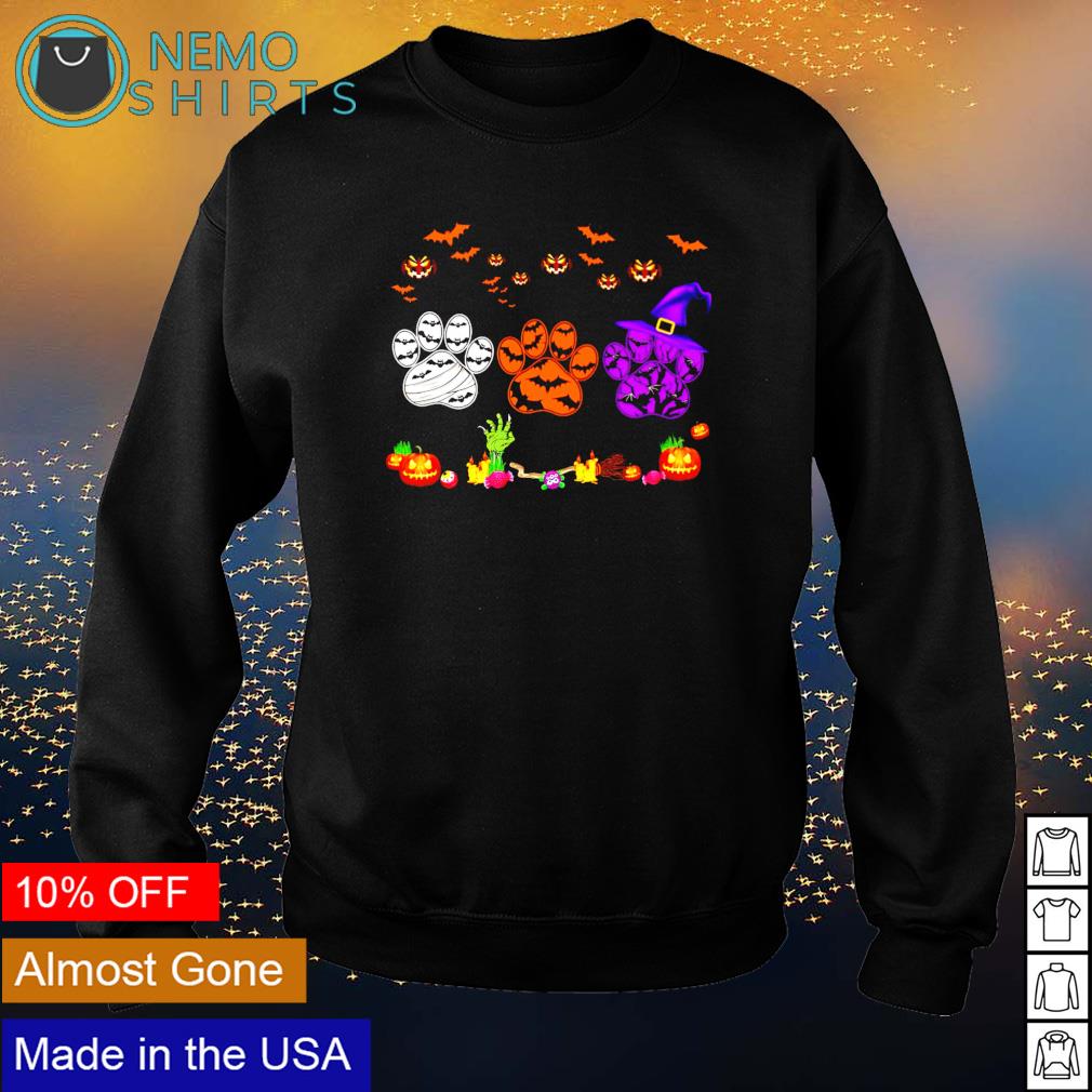 Dog Halloween trick or treat - Adult & Kids T-Shirts, Sweatshirts & Hoodies apparel design preview 4