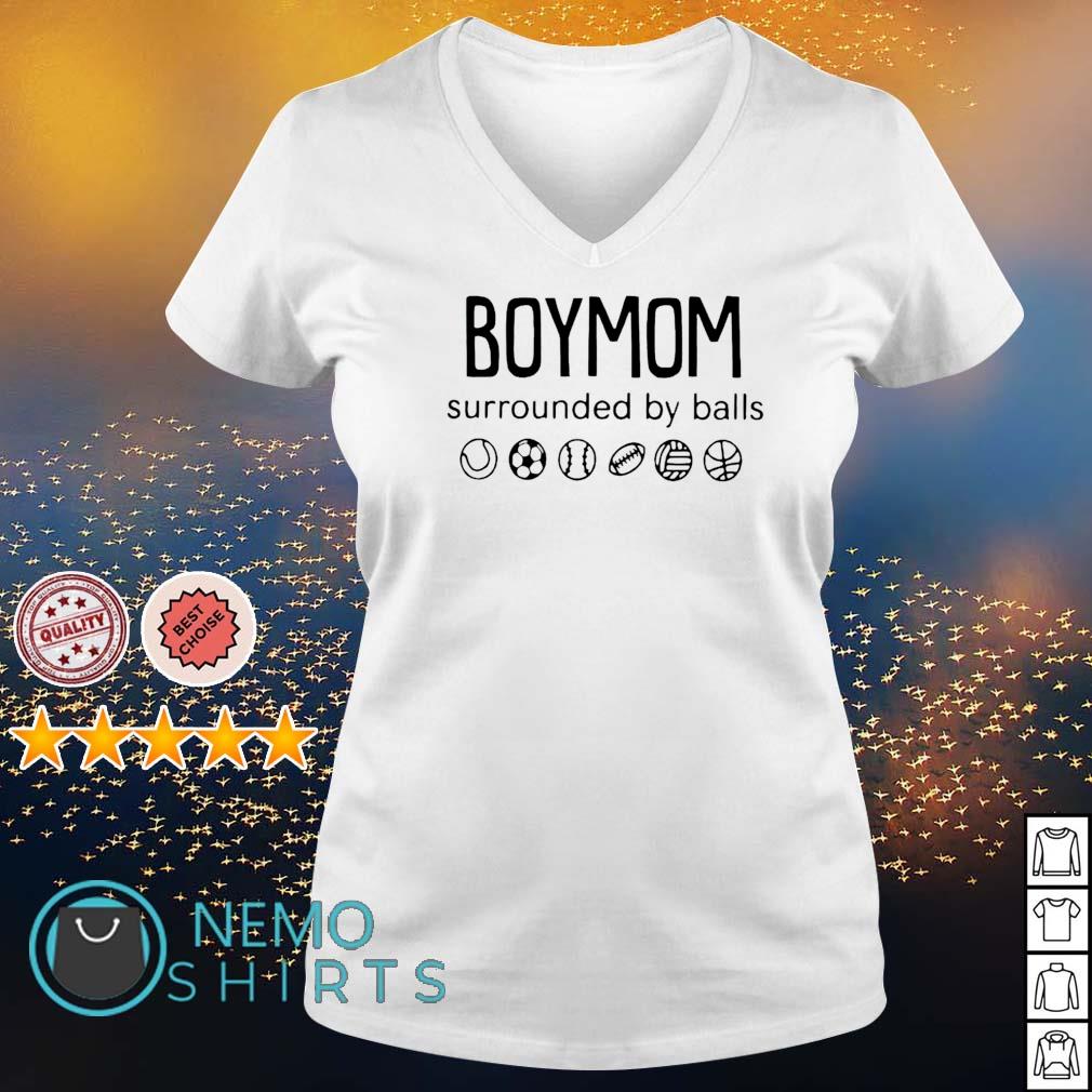 Boymom surrounded by balls - Adult & Kids T-Shirts, Sweatshirts & Hoodies apparel design preview 5