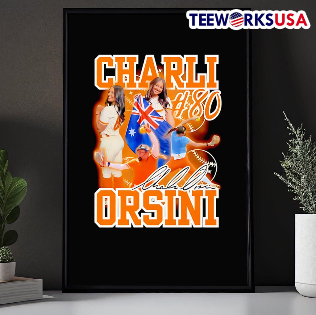Charli Orsini Tennessee Softball graphic - Adult & Kids T-Shirts, Sweatshirts & Hoodies apparel design preview 5