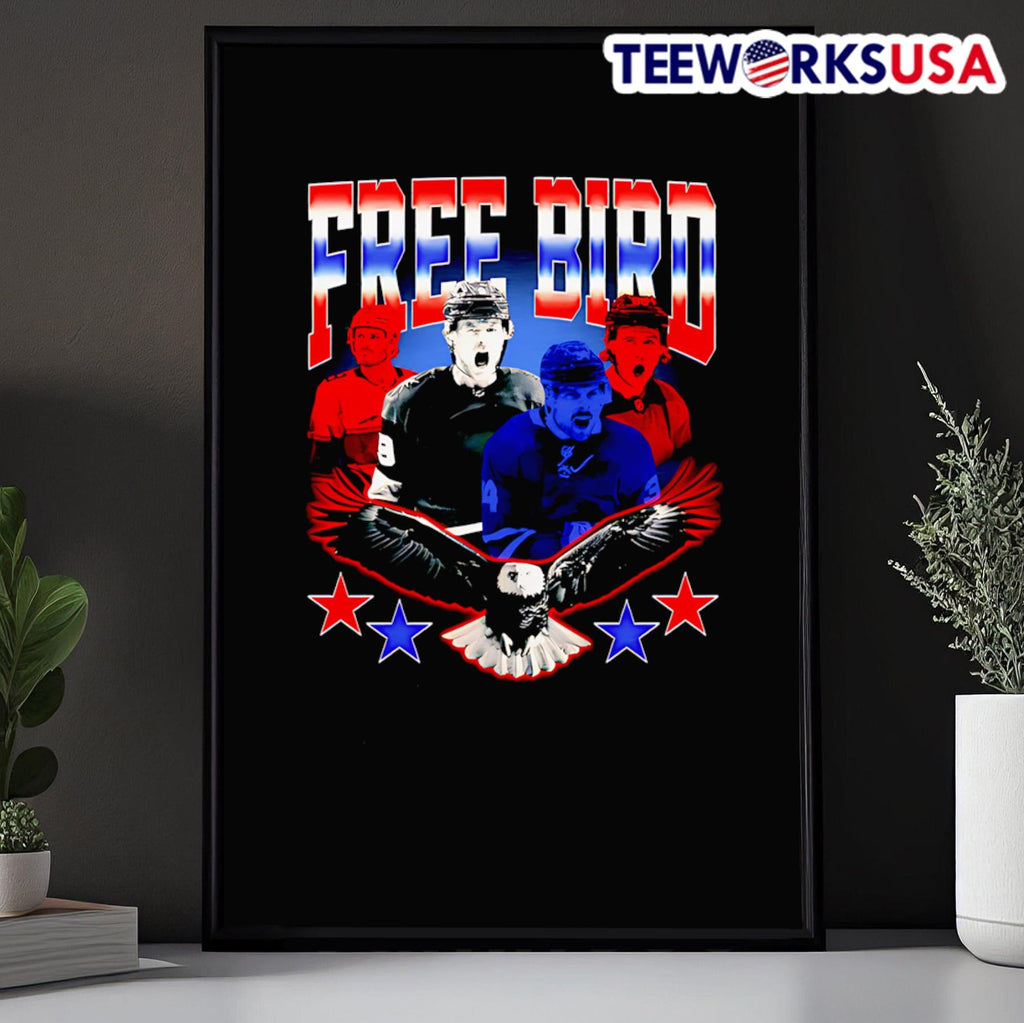 Free bird 4 Nations Team USA - Adult & Kids T-Shirts, Sweatshirts & Hoodies apparel design preview 5