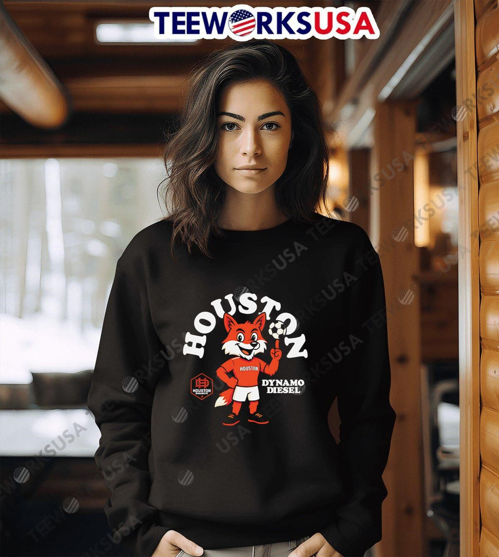 Houston dynamo mascot - Adult & Kids T-Shirts, Sweatshirts & Hoodies apparel design preview 4