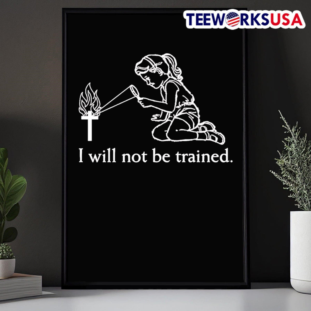 I will not be trained - Adult & Kids T-Shirts, Sweatshirts & Hoodies apparel design preview 5