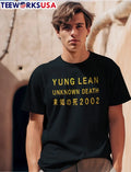 Unknown Death Yung Lean 2002 Yellow Japanese Kanji - Adult & Kids T-Shirts, Sweatshirts & Hoodies apparel design preview 1