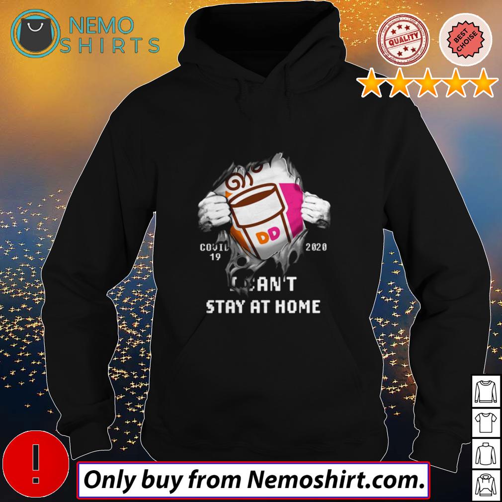 Dunkin Donuts Covid 19 2020 I can't stay at home - Adult & Kids T-Shirts, Sweatshirts & Hoodies apparel design preview 3