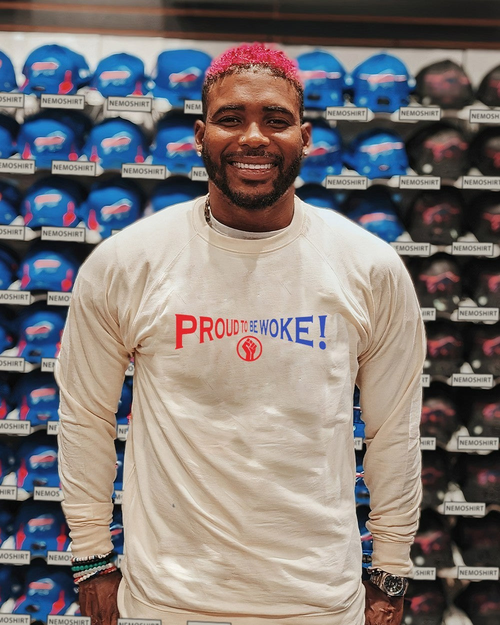 Proud to be woke - Adult & Kids T-Shirts, Sweatshirts & Hoodies apparel design preview 2
