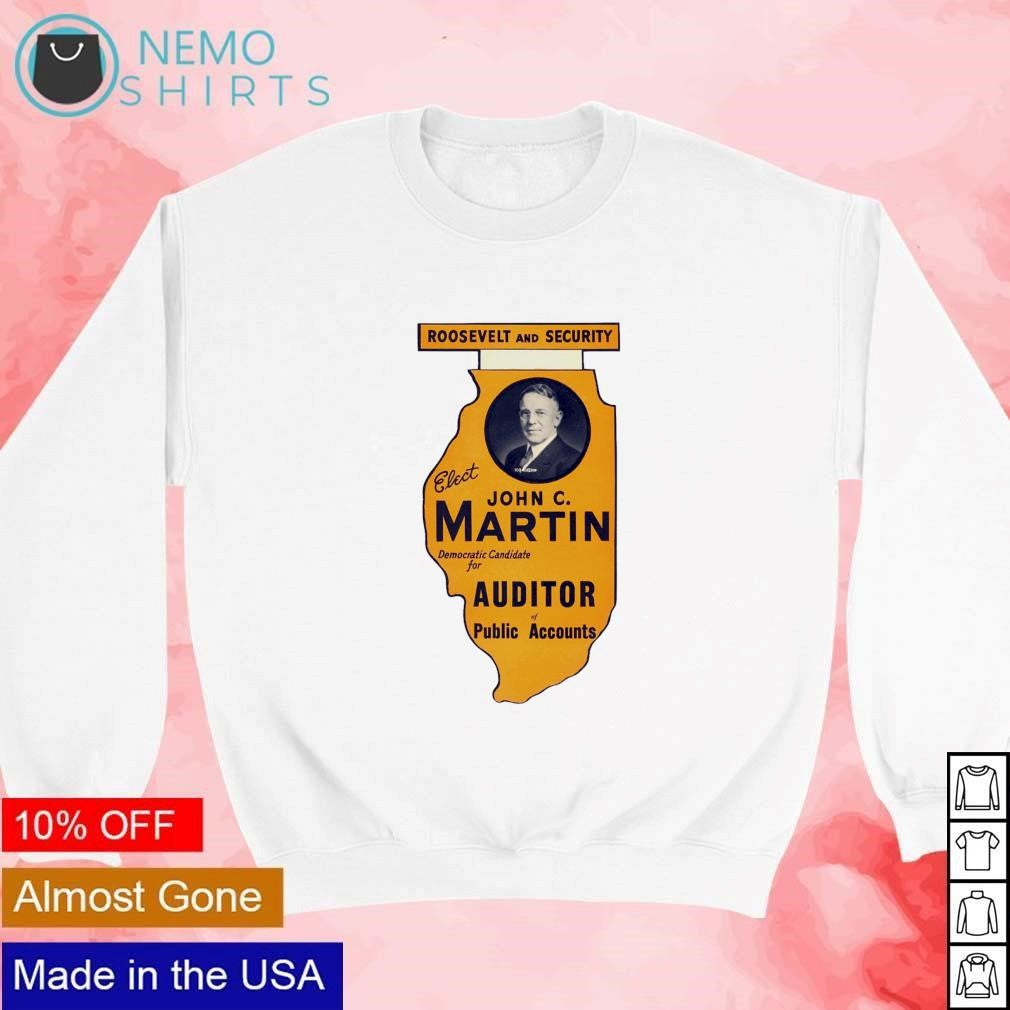 Roosevelt and security 1936 vote Democrat John C - Adult & Kids T-Shirts, Sweatshirts & Hoodies apparel design preview 4