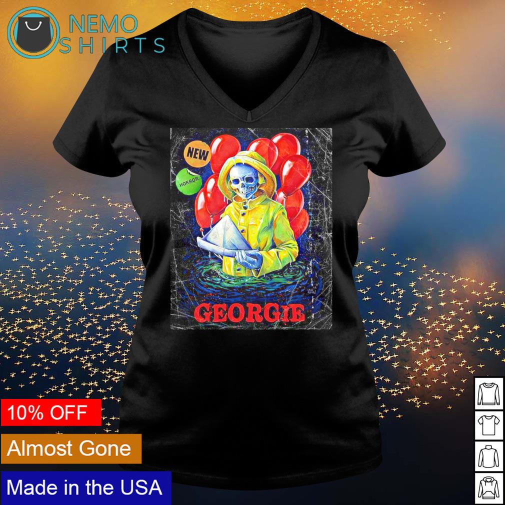 Skeleton Pennywise new horror Georgie - Adult & Kids T-Shirts, Sweatshirts & Hoodies apparel design preview 5