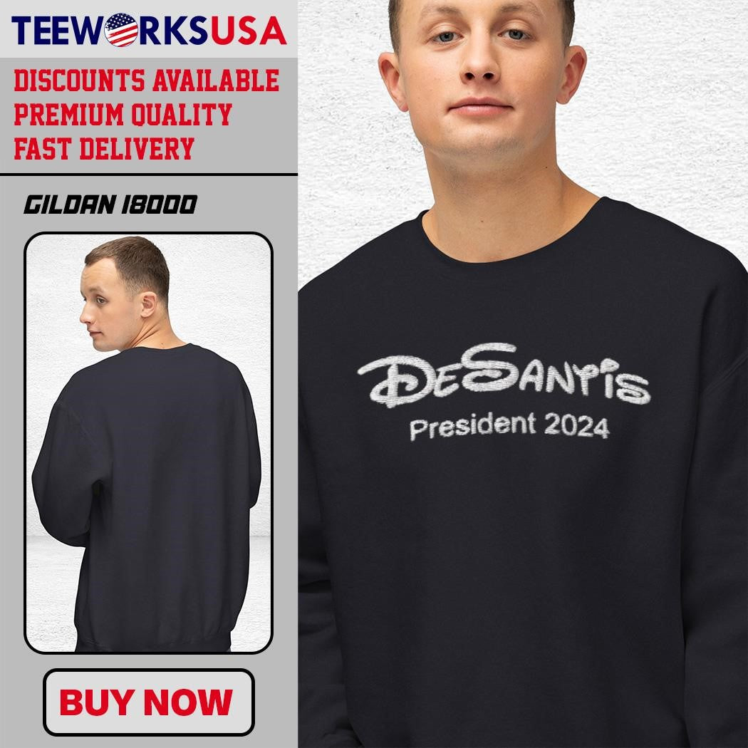 Desantis President 2024 - Adult & Kids T-Shirts, Sweatshirts & Hoodies apparel design preview 3