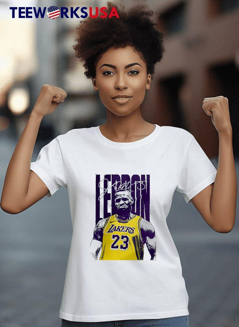 Lebron James Basketball player Poster vintage - Adult & Kids T-Shirts, Sweatshirts & Hoodies apparel design preview 8