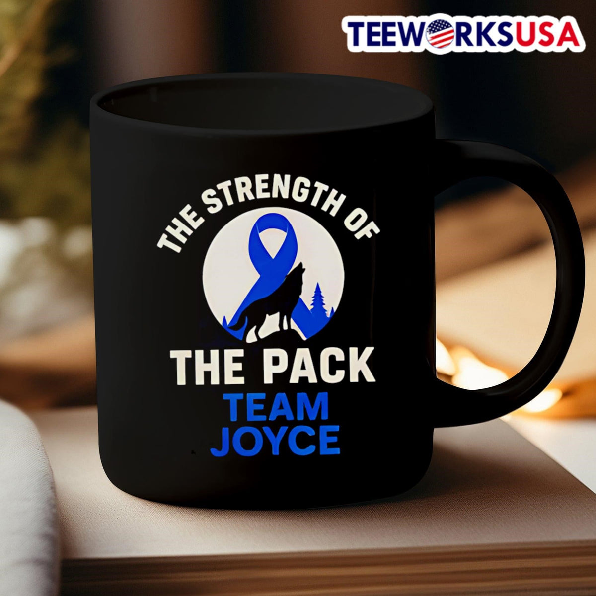 Wolf the strength of pack team Joyce - Adult & Kids T-Shirts, Sweatshirts & Hoodies apparel design preview 3