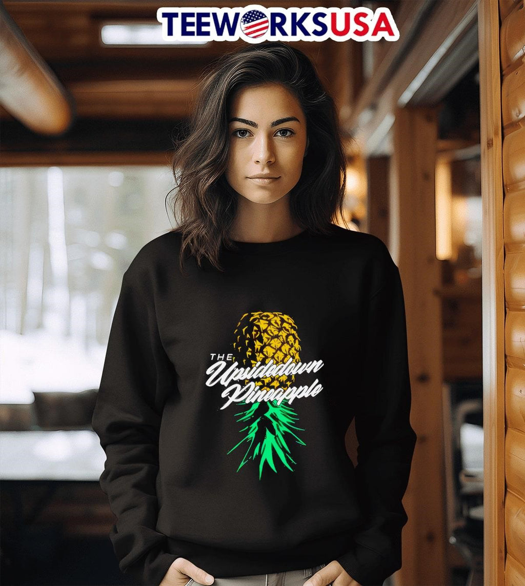 Upside Down Pineapple Swinger retro - Adult & Kids T-Shirts, Sweatshirts & Hoodies apparel design preview 3