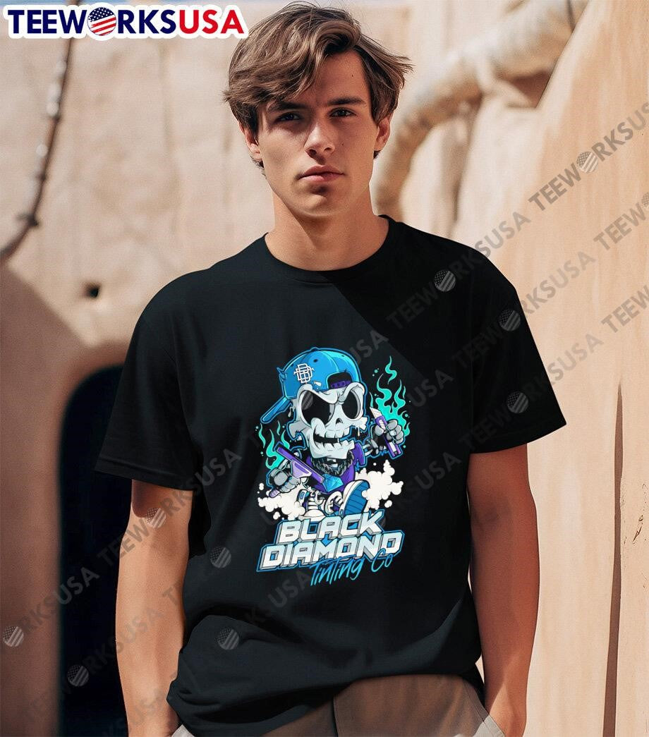 Black Diamond Tinting Co skeleton - Adult & Kids T-Shirts, Sweatshirts & Hoodies apparel design preview 1