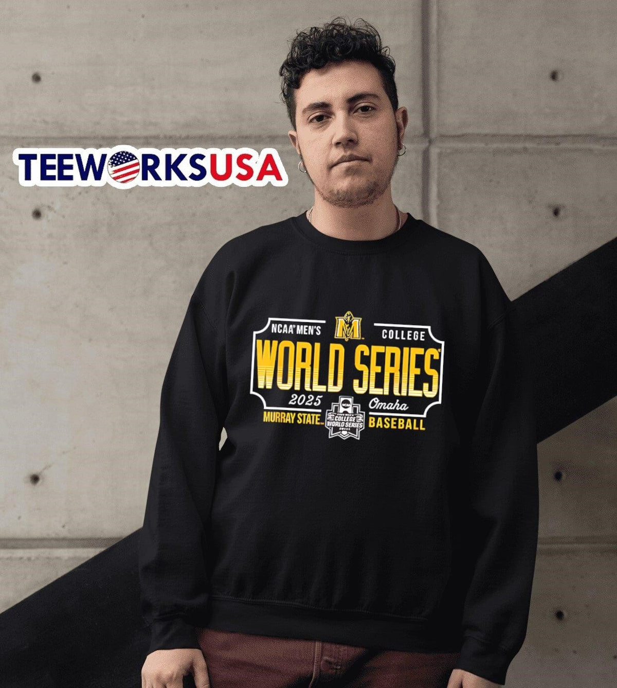 Murray State Racers MCWS 2025 - Adult & Kids T-Shirts, Sweatshirts & Hoodies apparel design preview 6