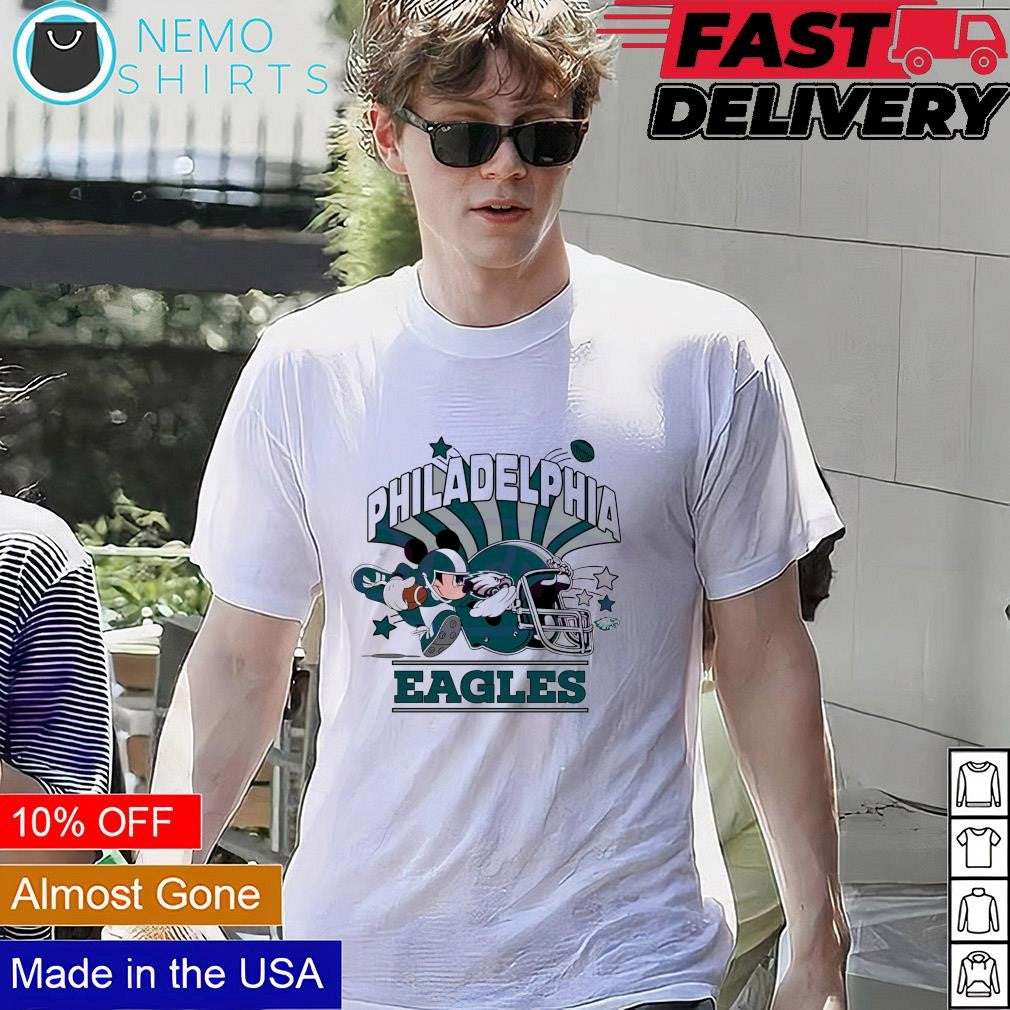 Mickey Mouse Philadelphia Eagles football - Adult & Kids T-Shirts, Sweatshirts & Hoodies apparel design preview 1