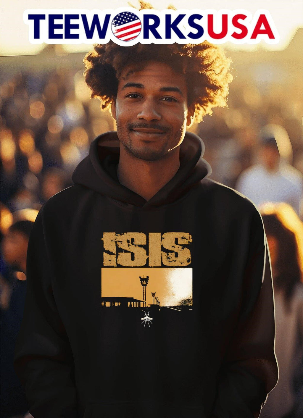 Isis Deconstructing Towers - Adult & Kids T-Shirts, Sweatshirts & Hoodies apparel design preview 2