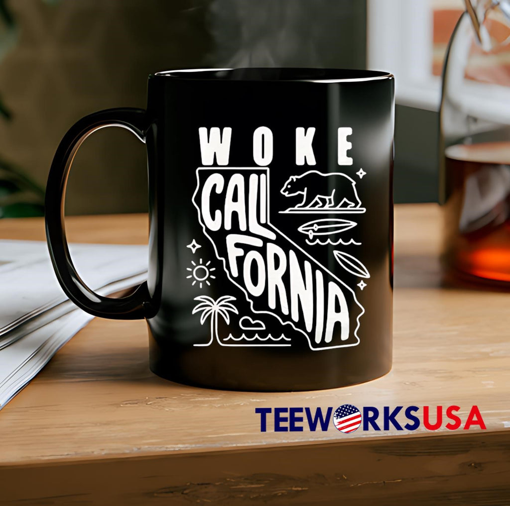 Woke California protest - Adult & Kids T-Shirts, Sweatshirts & Hoodies apparel design preview 2