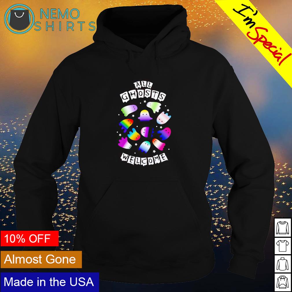 All ghosts welcome - Adult & Kids T-Shirts, Sweatshirts & Hoodies apparel design preview 2