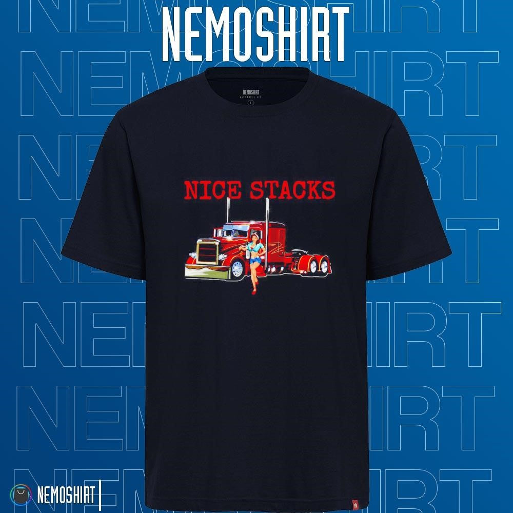 Nice stacks girl and truck - Adult & Kids T-Shirts, Sweatshirts & Hoodies apparel design preview 1
