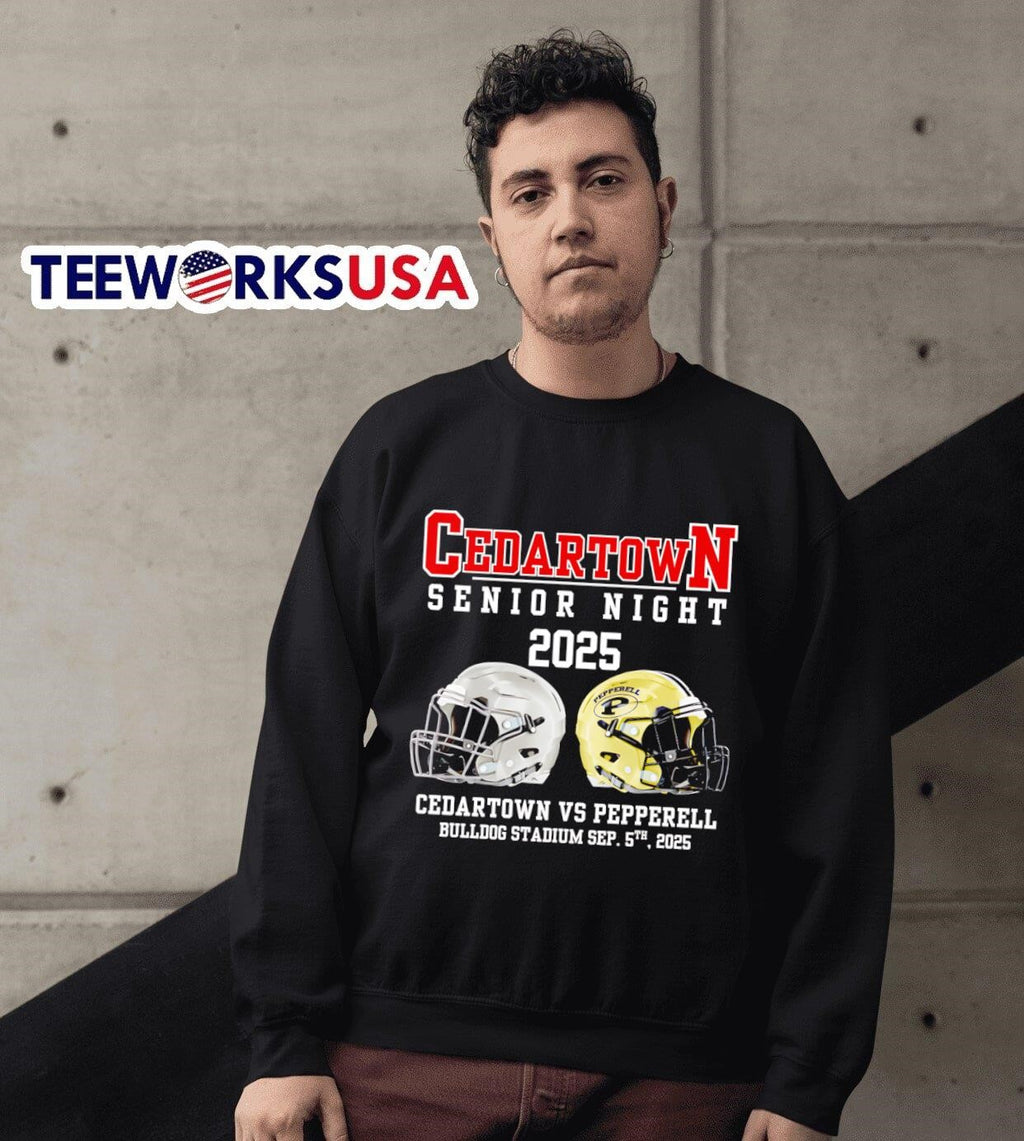 Cedartown Senior Night 2025 vs Pepperell - Adult & Kids T-Shirts, Sweatshirts & Hoodies apparel design preview 6