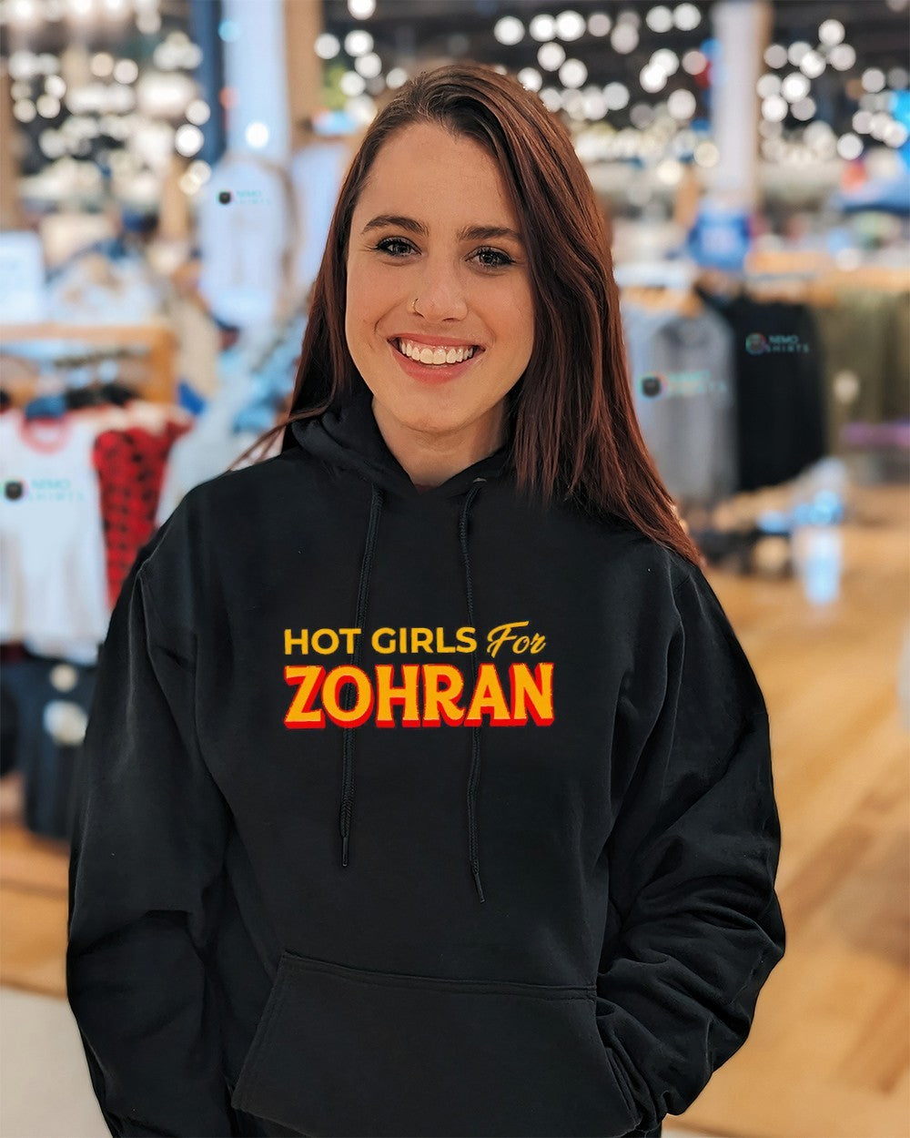 Hot girls for Zohran Mamdani Election 2025 - Adult & Kids T-Shirts, Sweatshirts & Hoodies apparel design preview 5