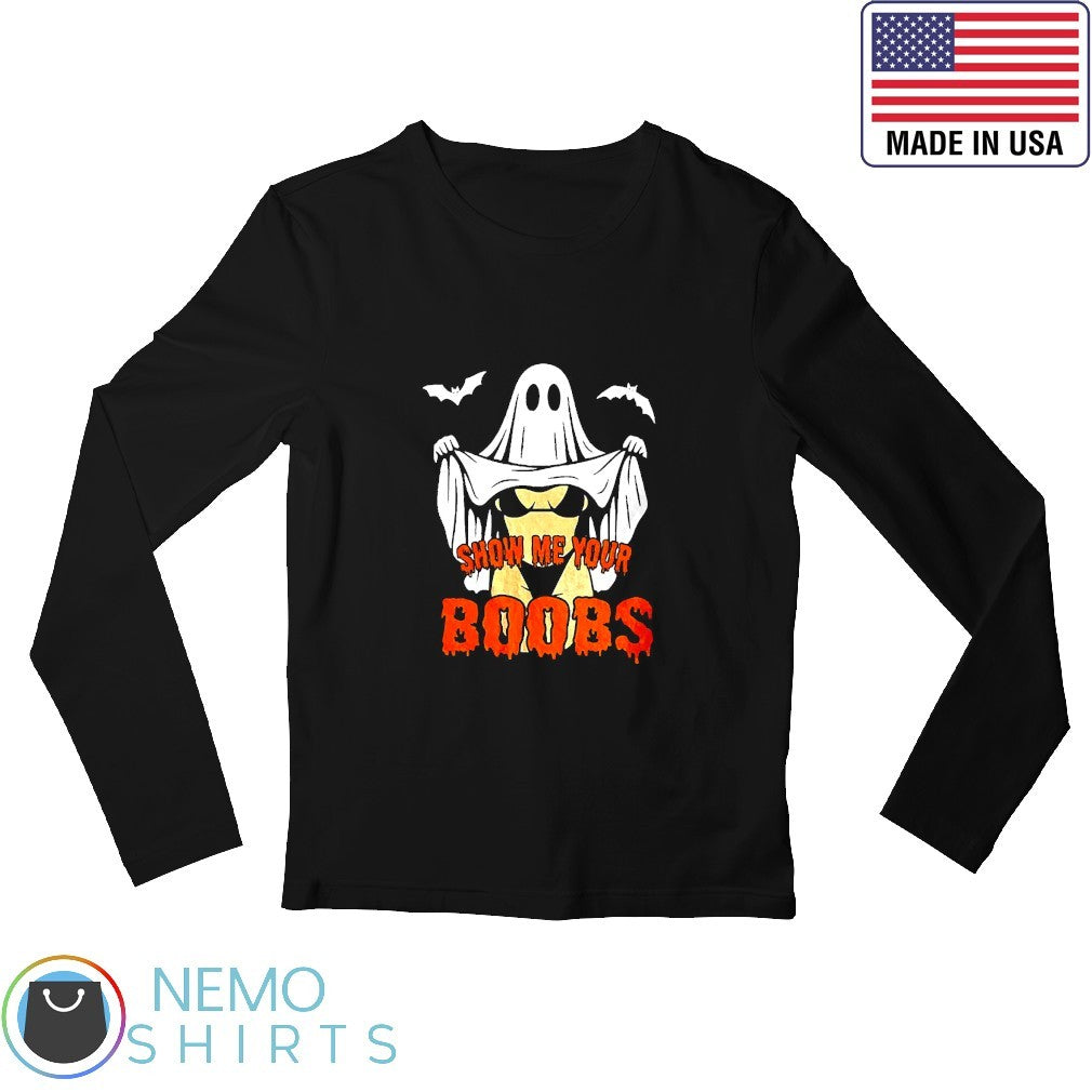 Show me your boobs halloween - Adult & Kids T-Shirts, Sweatshirts & Hoodies apparel design preview 3