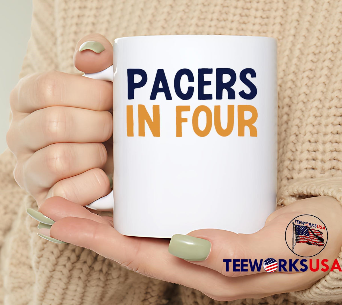 Pacers in four - Adult & Kids T-Shirts, Sweatshirts & Hoodies apparel design preview 6