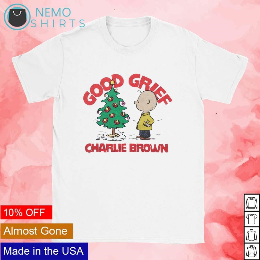Peanuts Charlie Brown good grief Christmas - Adult & Kids T-Shirts, Sweatshirts & Hoodies apparel design preview 1