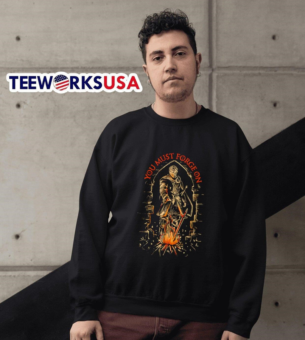 You must forge on - Adult & Kids T-Shirts, Sweatshirts & Hoodies apparel design preview 6