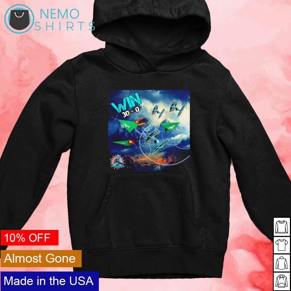 Miami Dolphins win NY Jets 30 0 - Adult & Kids T-Shirts, Sweatshirts & Hoodies apparel design preview 4