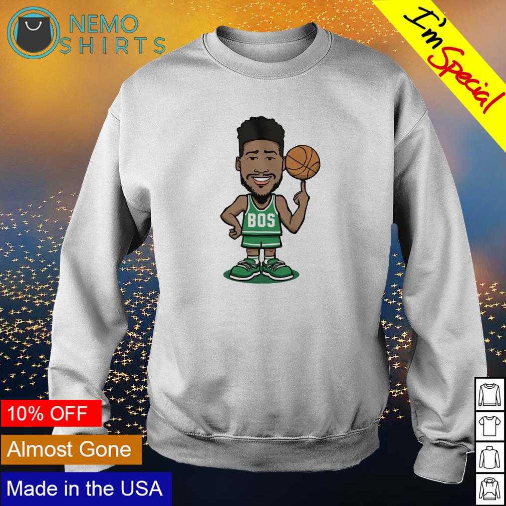 Boston little Jayson Tatum caricature basketball - Adult & Kids T-Shirts, Sweatshirts & Hoodies apparel design preview 4