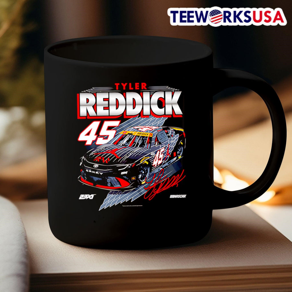 Tyler Reddick 23XI Racing car - Adult & Kids T-Shirts, Sweatshirts & Hoodies apparel design preview 3
