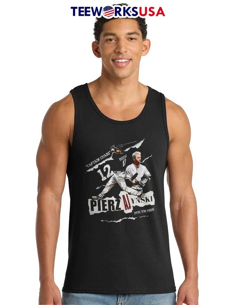 Captain Chaos South Side 12 Aj Pierzynski Baseball - Adult & Kids T-Shirts, Sweatshirts & Hoodies apparel design preview 6