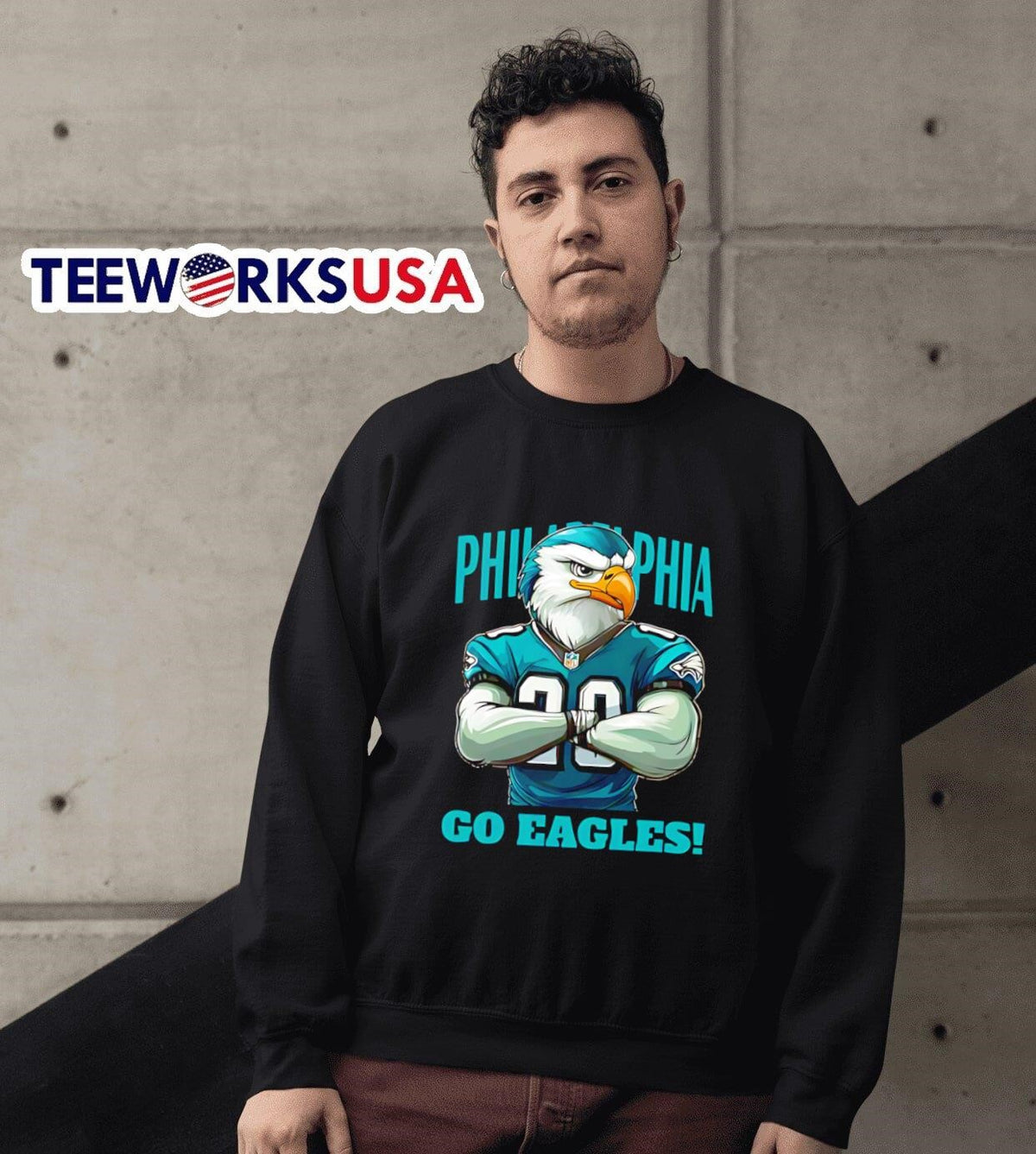 Philadelphia go Eagles - Adult & Kids T-Shirts, Sweatshirts & Hoodies apparel design preview 6