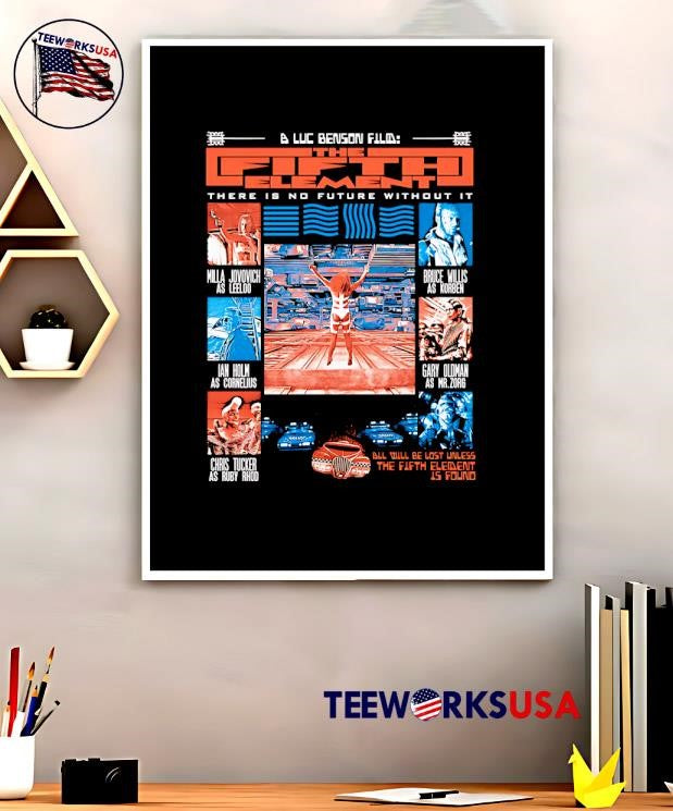 The Fifth Element There is no future without it Luc - Adult & Kids T-Shirts, Sweatshirts & Hoodies apparel design preview 5