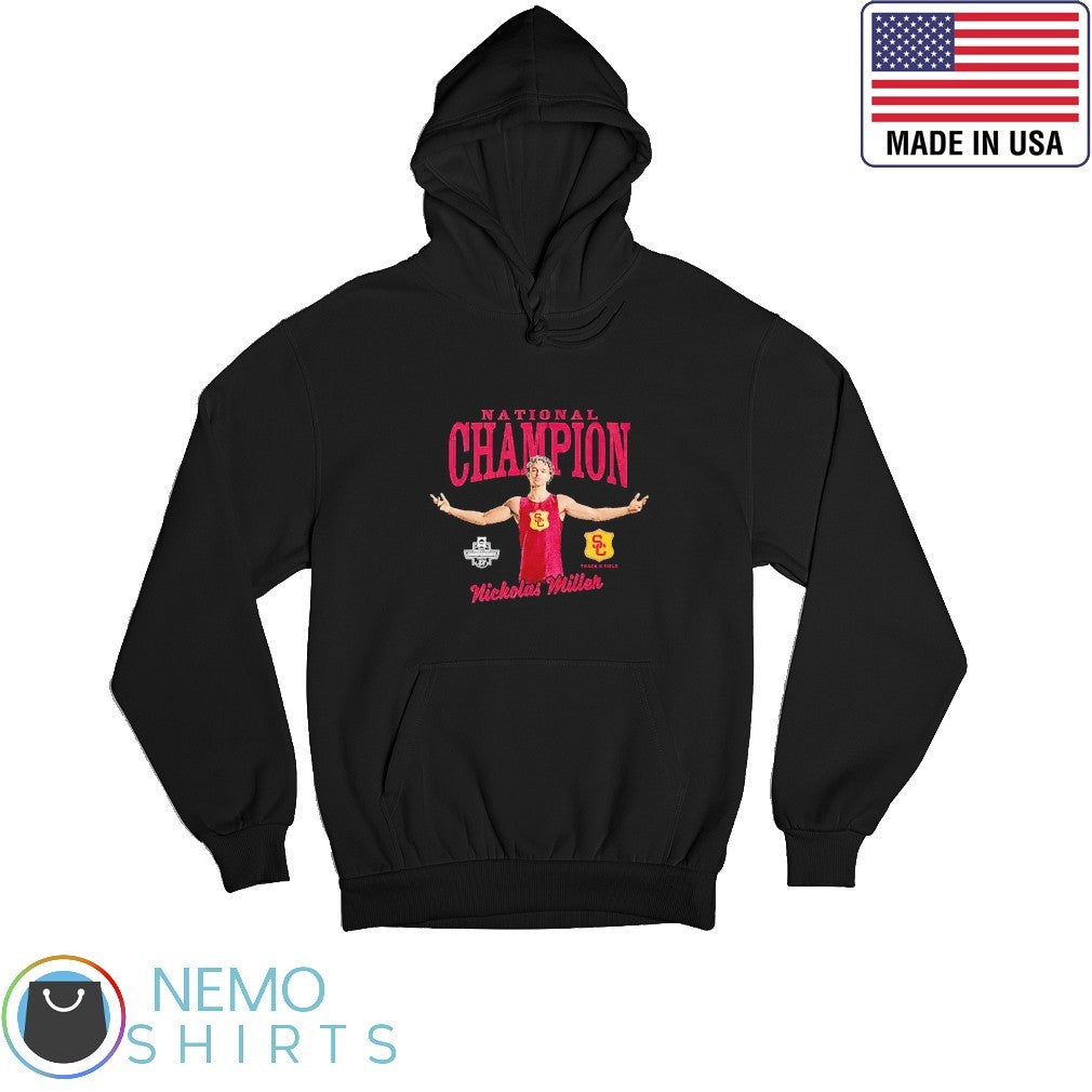 Nickolas Miller USC Trojans track and field national - Adult & Kids T-Shirts, Sweatshirts & Hoodies apparel design preview 2